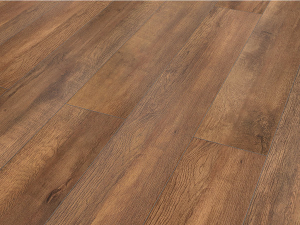 Stratifié Basicfloor chêne brut de sciage marron clair