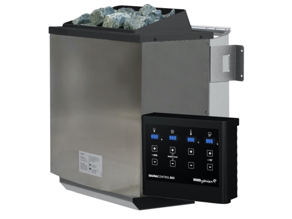 Poêle sauna de 9 kW avec commande externe KIT ÉCONOMIQUE 1